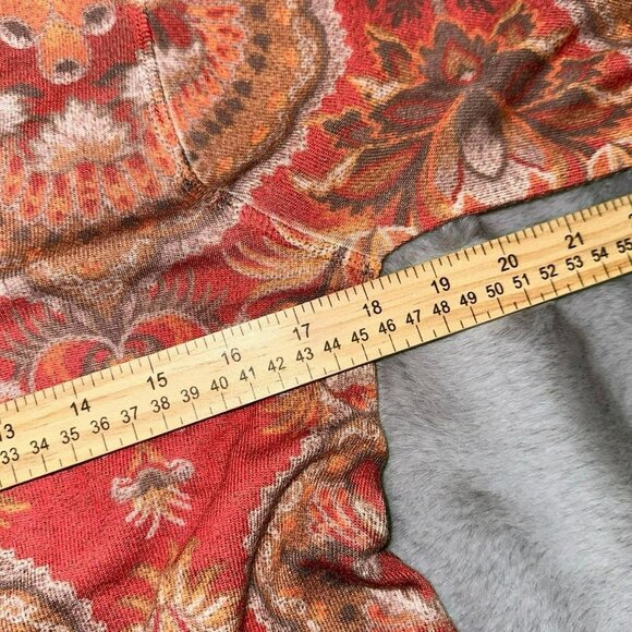 Soft Surroundings Spice Market High Low Blouse Top Women's  XS - Picture 6 of 7